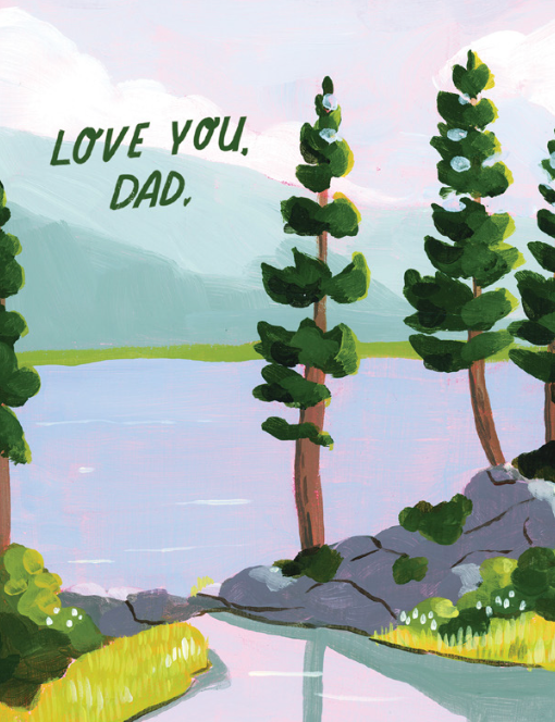 Love you, Dad Card by Mandy Arroyo