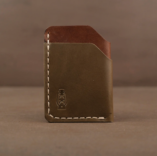 Rustler Wallet - Olive/Walnut by Dark Forest USA