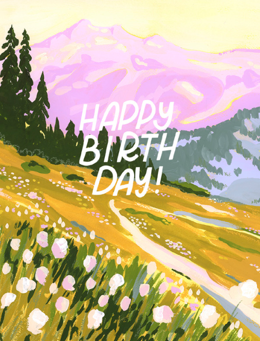 Paradise Birthday Card by Mandy Arroyo