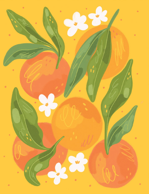 Peachy Card by Mandy Arroyo