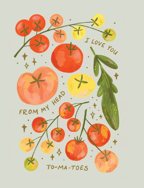 Love you from my Head To-ma-toes Card by Mandy Arroyo