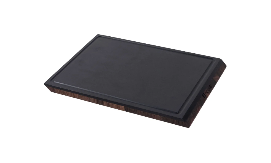 13"x9" End Grain Walnut 2-in-1 SteelCore Cutting Board by STEELPORT