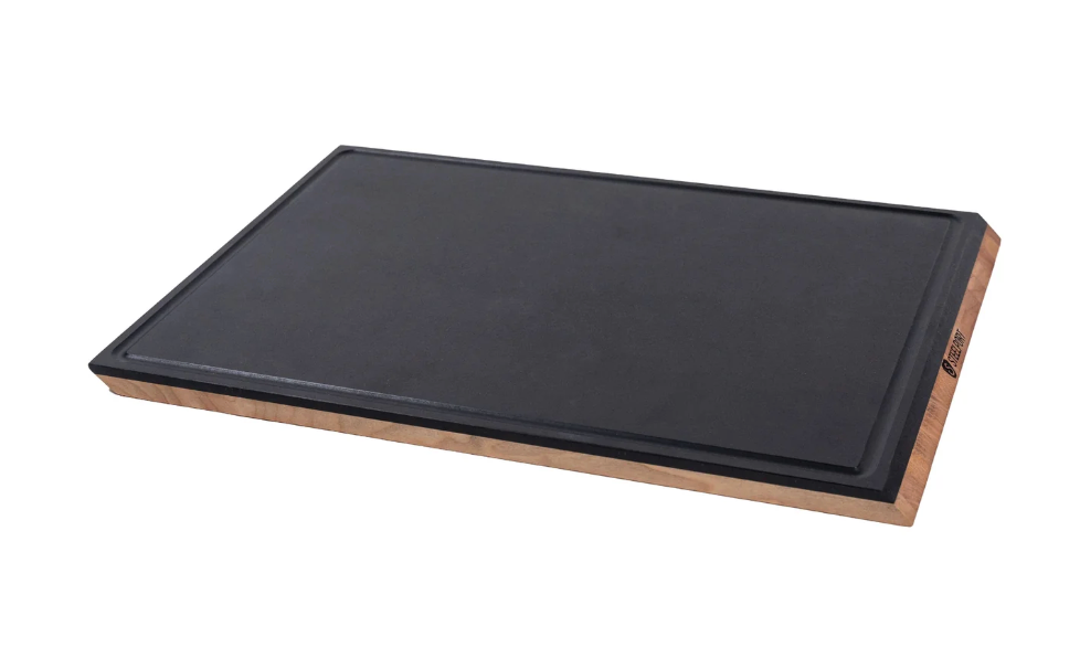 12"x18" Edge Grain Maple 2-in-1 SteelCore Cutting Board by STEELPORT