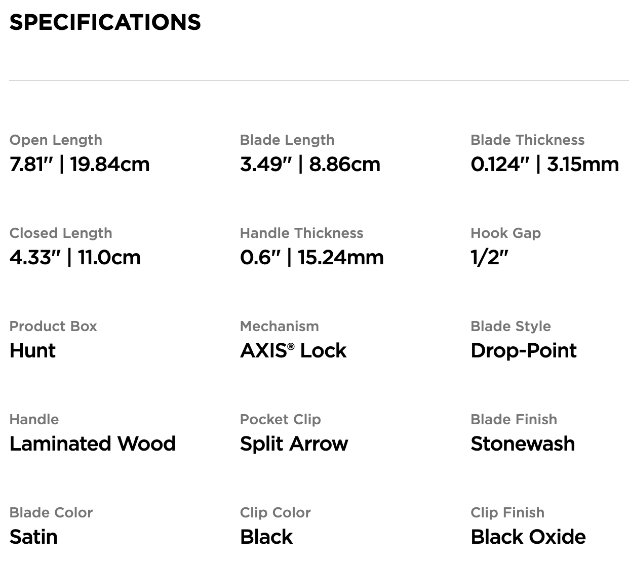 15062 Grizzly Creek by Benchmade