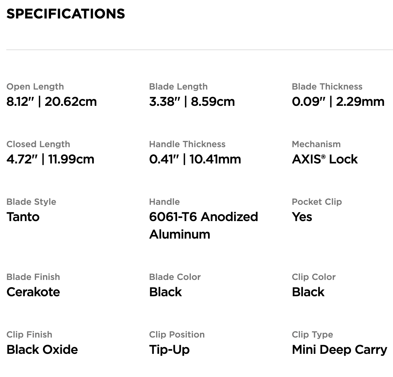 537BK-07 Bailout by Benchmade