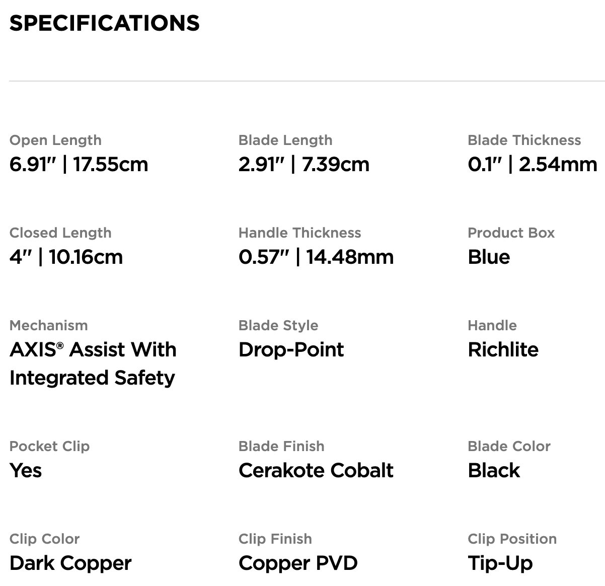 585BK-04 Mini-Barrage by Benchmade
