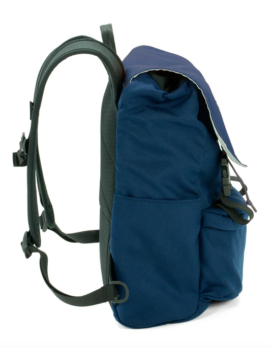 Belmont Backpack - Forest & Orange by North St. Bags