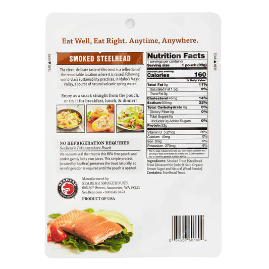 RTE Smoked Trout Pouch by SeaBear