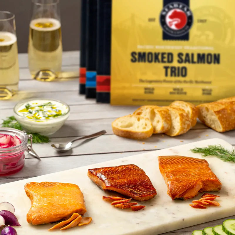 Smoked Salmon Gift Box Trio by SeaBear
