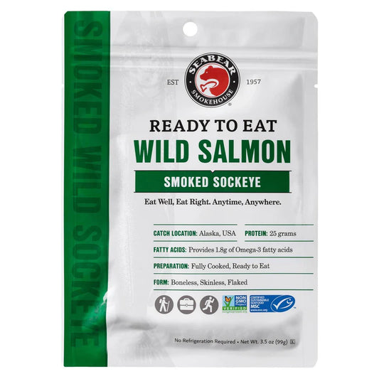 RTE Smoked Sockeye Salmon Pouch by SeaBear