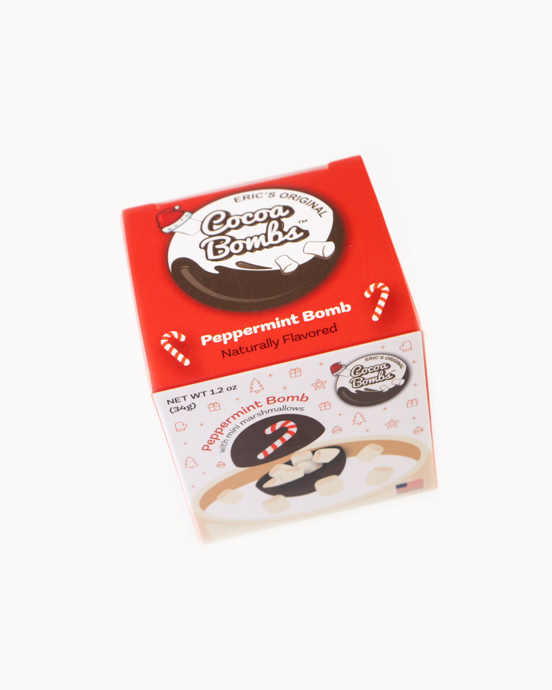 Peppermint Cocoa Bomb by Eric's Original Cocoa Bombs – MadeHere