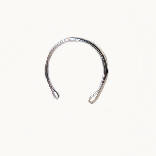 Medium Cotter Pin Cuff, SS by Betsy Lehndorff