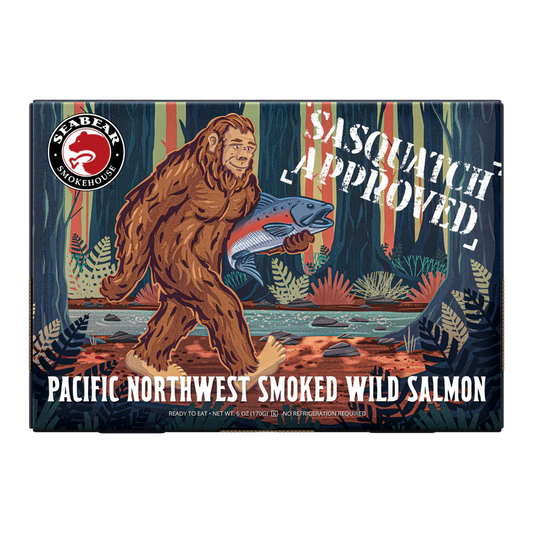 Sasquatch Approved Smoked Salmon Gift Box by SeaBear