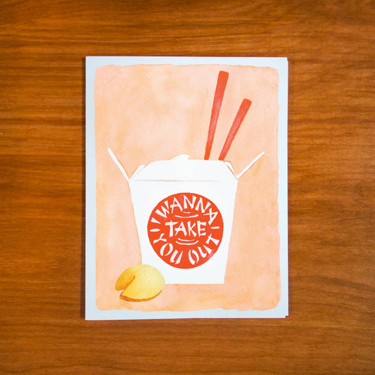 Take Out Card by Pretty Bird Paper Co.