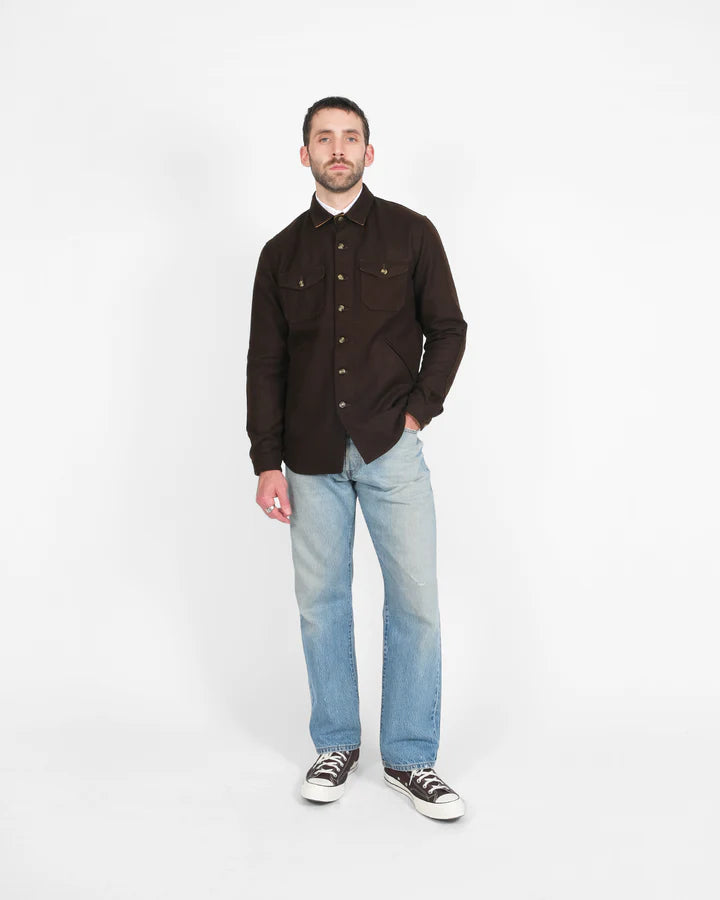 Crissman Overshirt - Brown by Dehen 1920