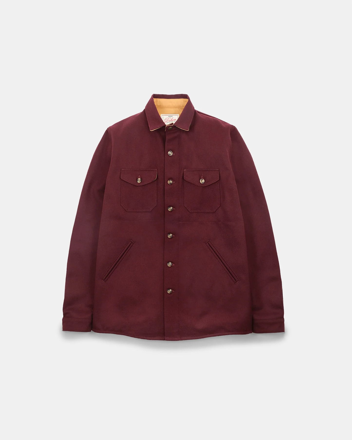 Crissman Overshirt - Burgundy by Dehen 1920