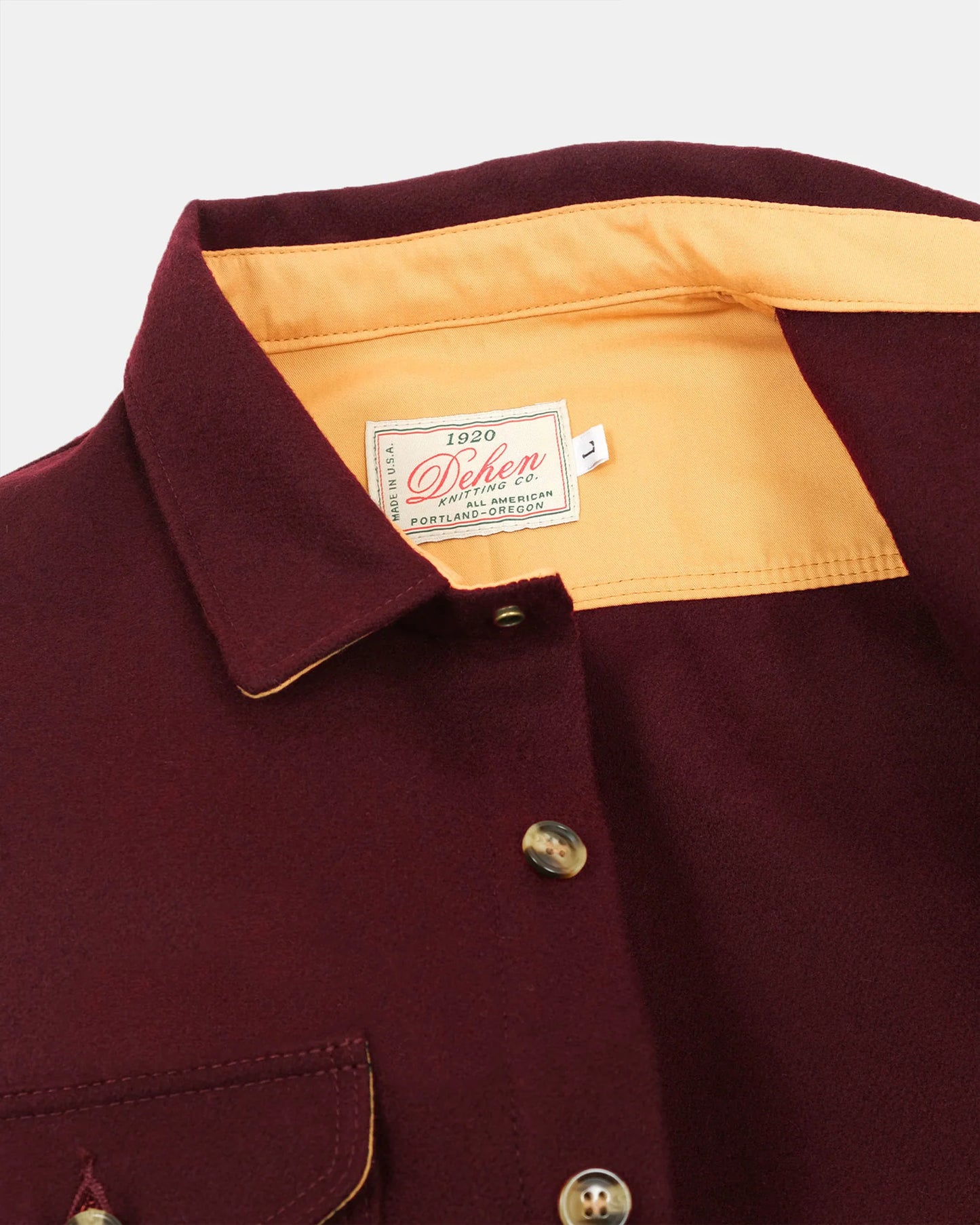 Crissman Overshirt - Burgundy by Dehen 1920