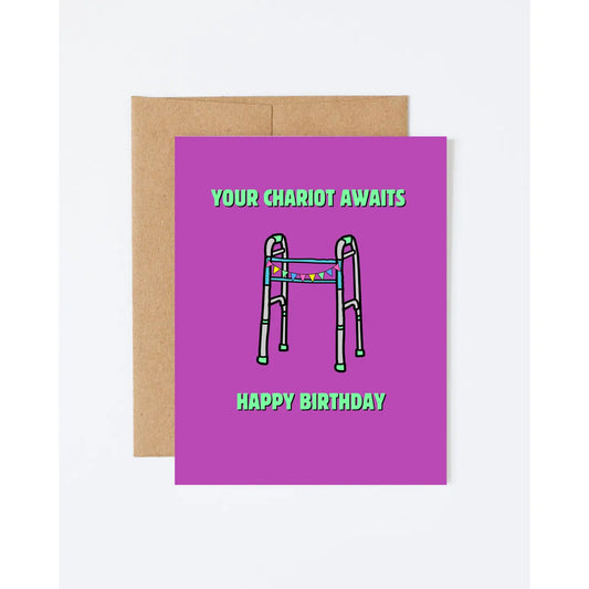 Walker Chariot Card by Howdy Partner Paper Goods