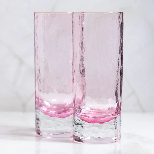 Cherry Blossom Artisan Series The Highball Glass by Bull in China