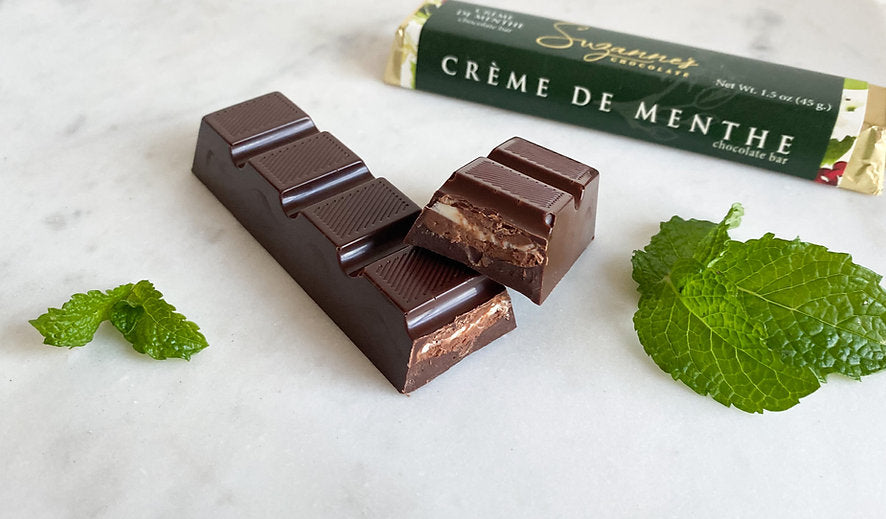 Creme de Menthe Chocolate Bar by Suzanne's Chocolate