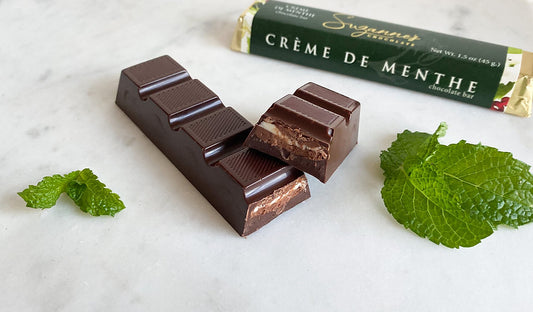 Creme de Menthe Chocolate Bar by Suzanne's Chocolate