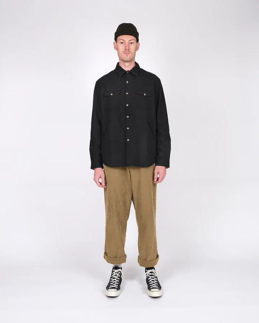 Crissman Overshirt - Black by Dehen 1920