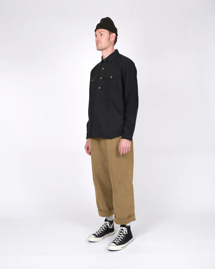 Crissman Overshirt - Black by Dehen 1920