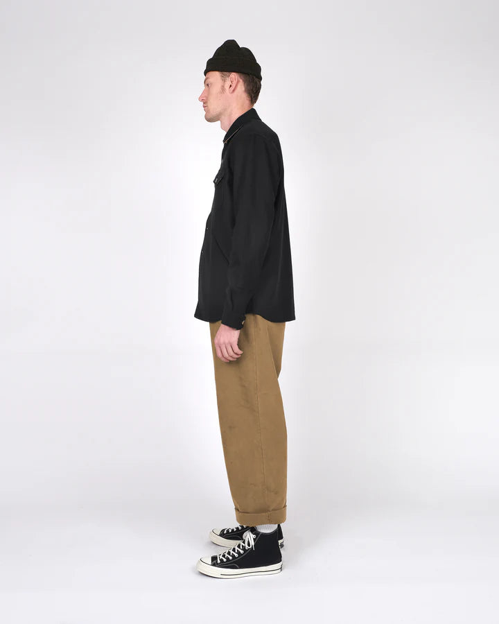 Crissman Overshirt - Black by Dehen 1920