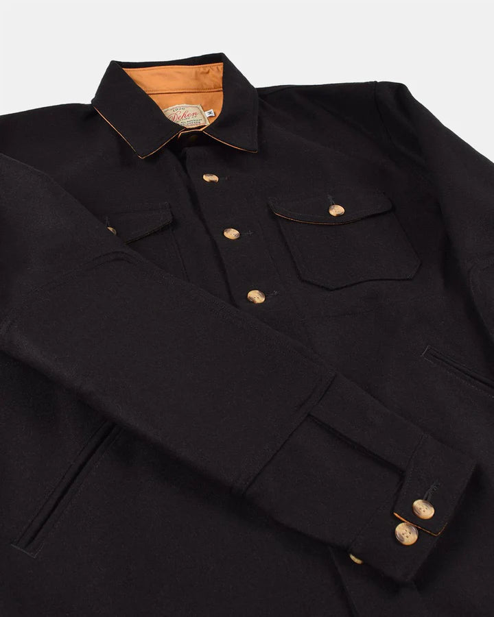 Crissman Overshirt - Black by Dehen 1920