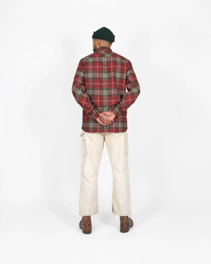Crissman Overshirt - Red Fraser Plaid by Dehen 1920