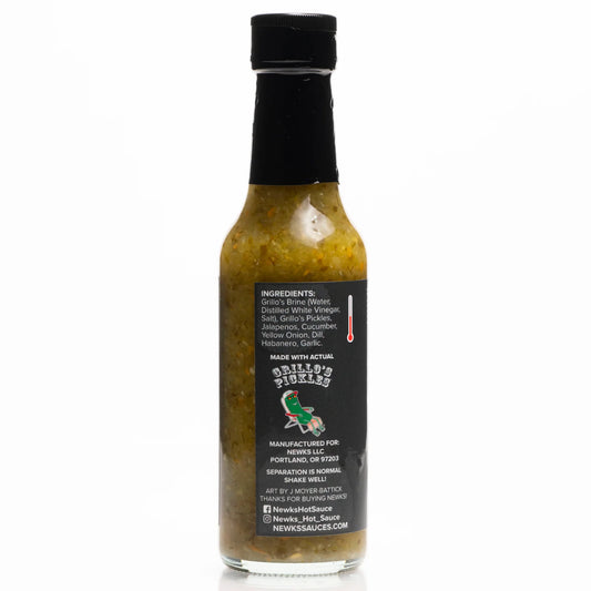 Grillos Pickles Hot Sauce by NEWKS
