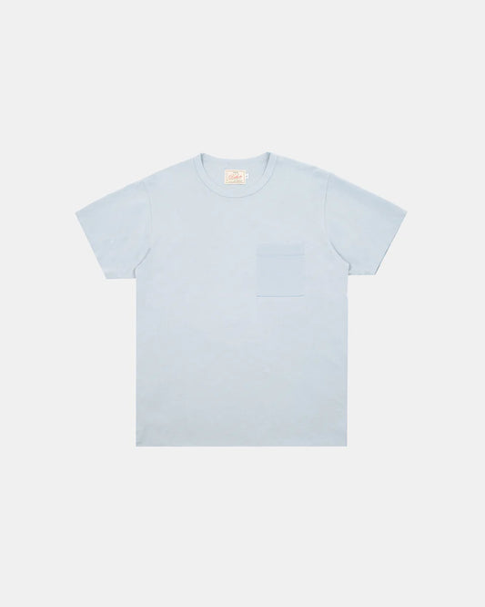 Single Pocket Tee - Sky Blue by Dehen 1920