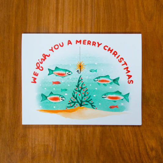 Fishmas Card by Pretty Bird Paper Co.
