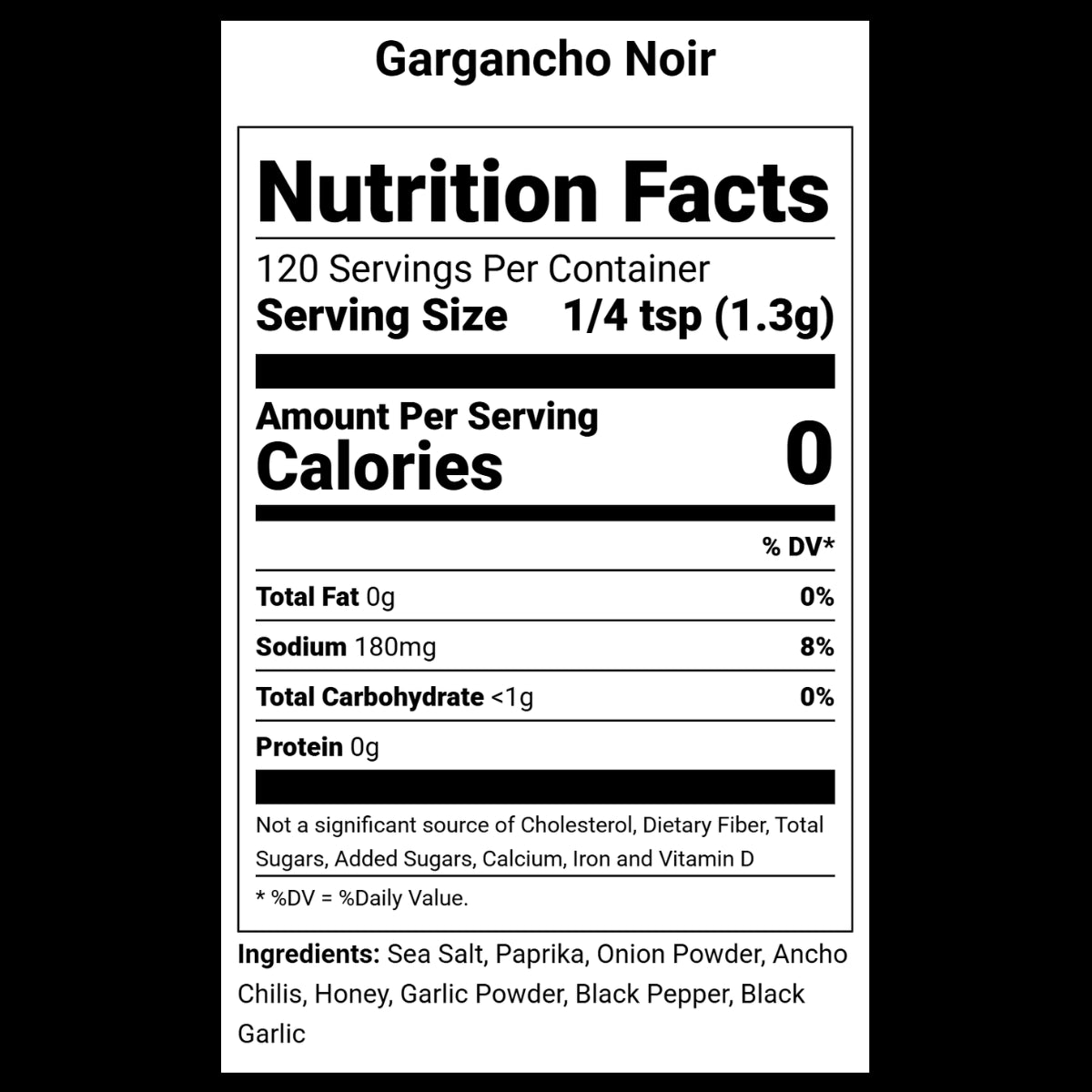 Gargancho Noir Spice Blend by Red Mortar