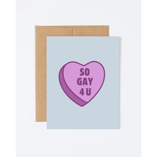 Gay 4 U Card by Howdy Partner Paper Goods