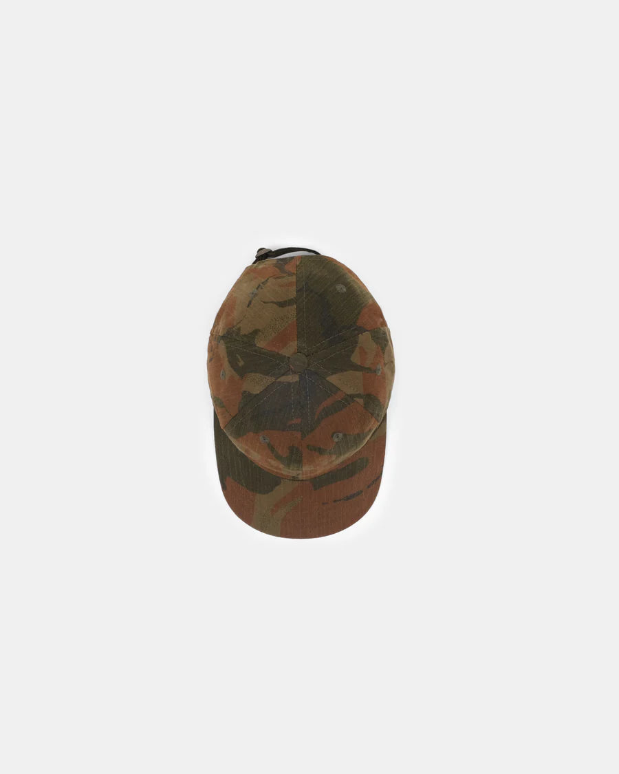 Baseball Hat - Ginger Camo Dry Wax Cotton by Dehen 1920