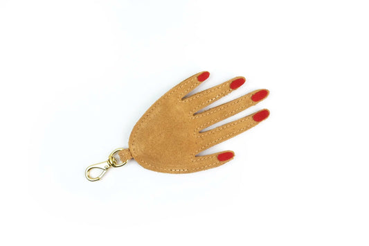 Tan Hand Keychain by Primecut