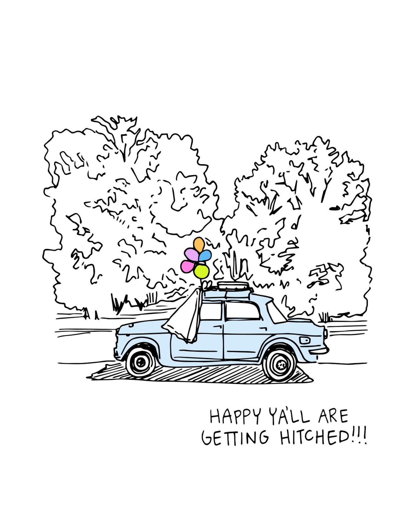 Hitched Wedding Card by ARTJaden