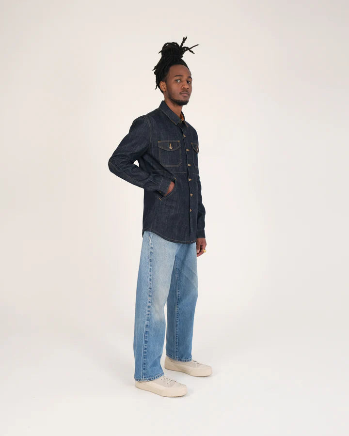 Crissman Overshirt - Indigo Denim by Dehen 1920