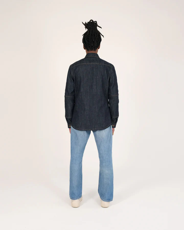 Crissman Overshirt - Indigo Denim by Dehen 1920