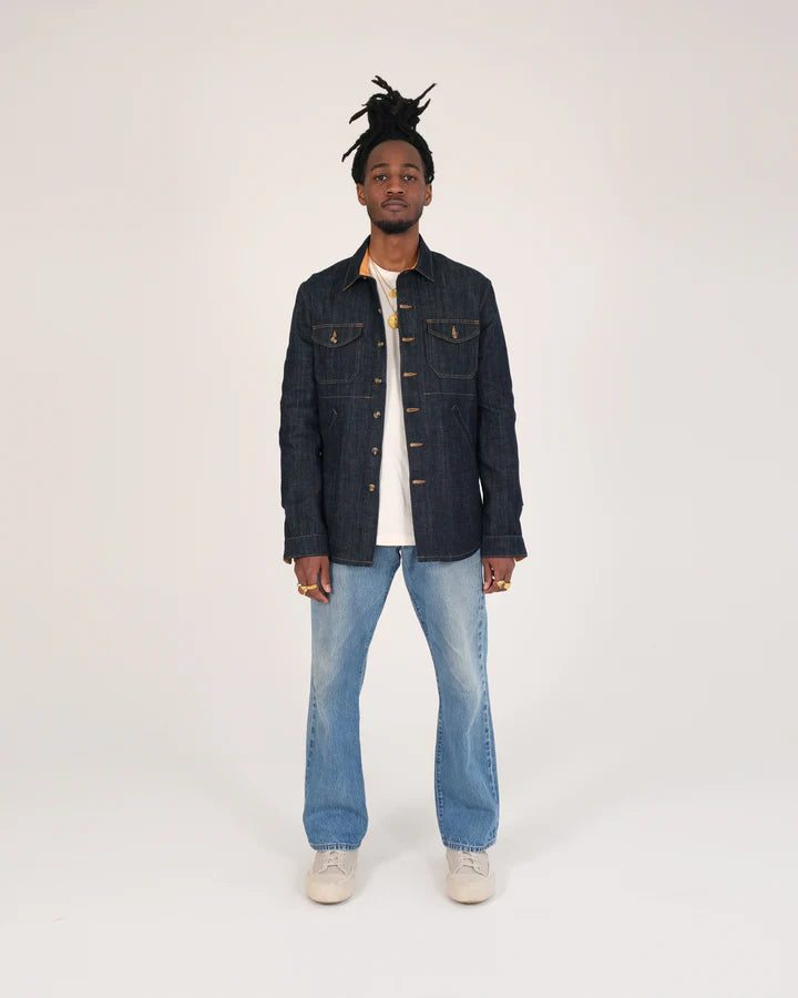 Crissman Overshirt - Indigo Denim by Dehen 1920