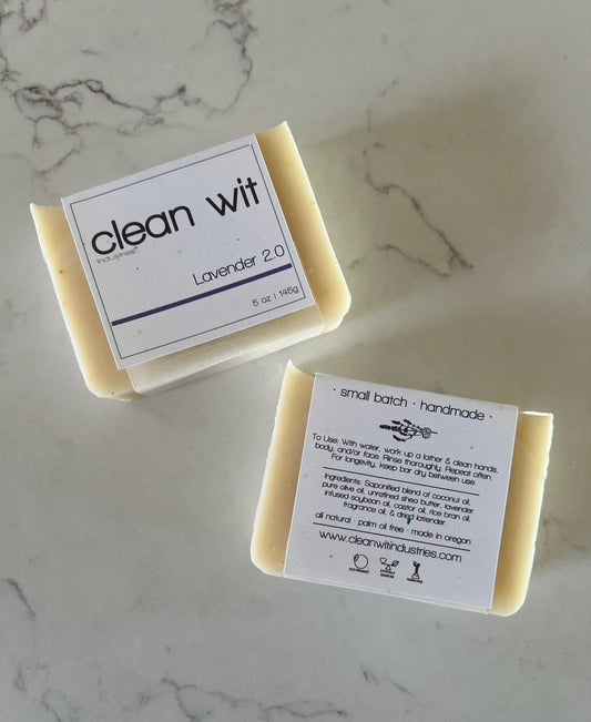 Lavender 2.0 Soap Bar by Clean Wit