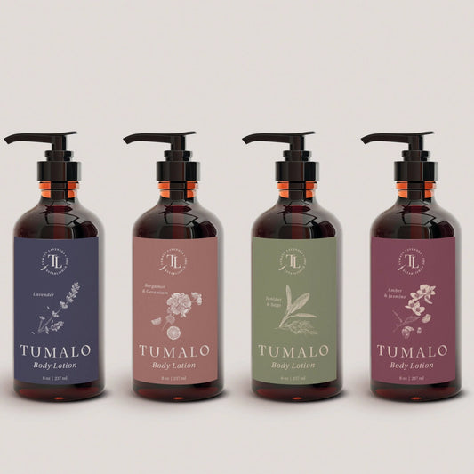 8oz Vetiver & Lavender Hand & Body Lotion by Tumalo Lavender