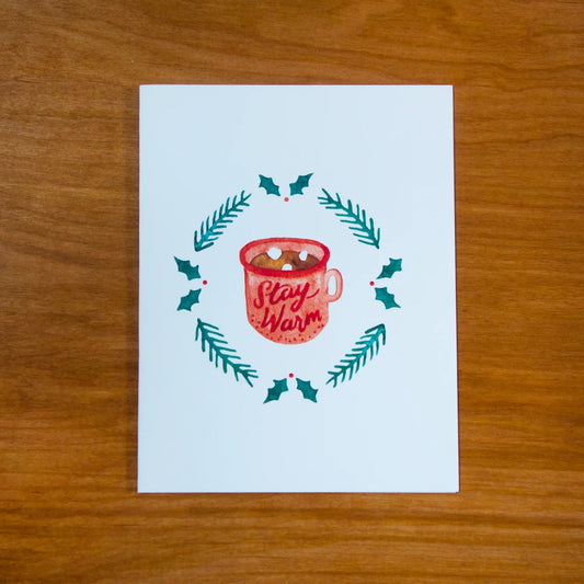 Stay Warm Card by Pretty Bird Paper Co.