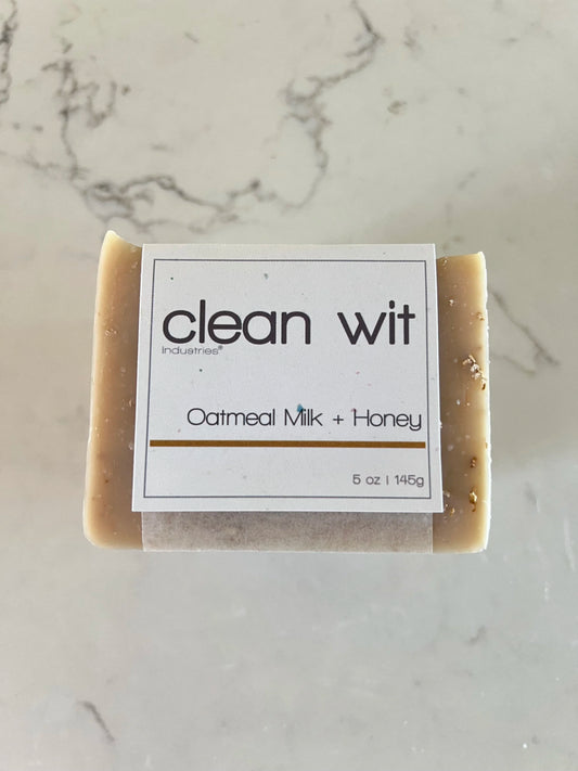 Oatmeal Milk + Honey Soap Bar by Clean Wit