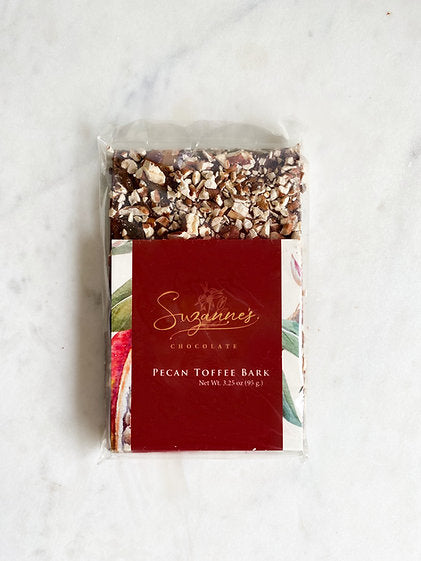 Pecan Toffee Bark by Suzanne's Chocolate