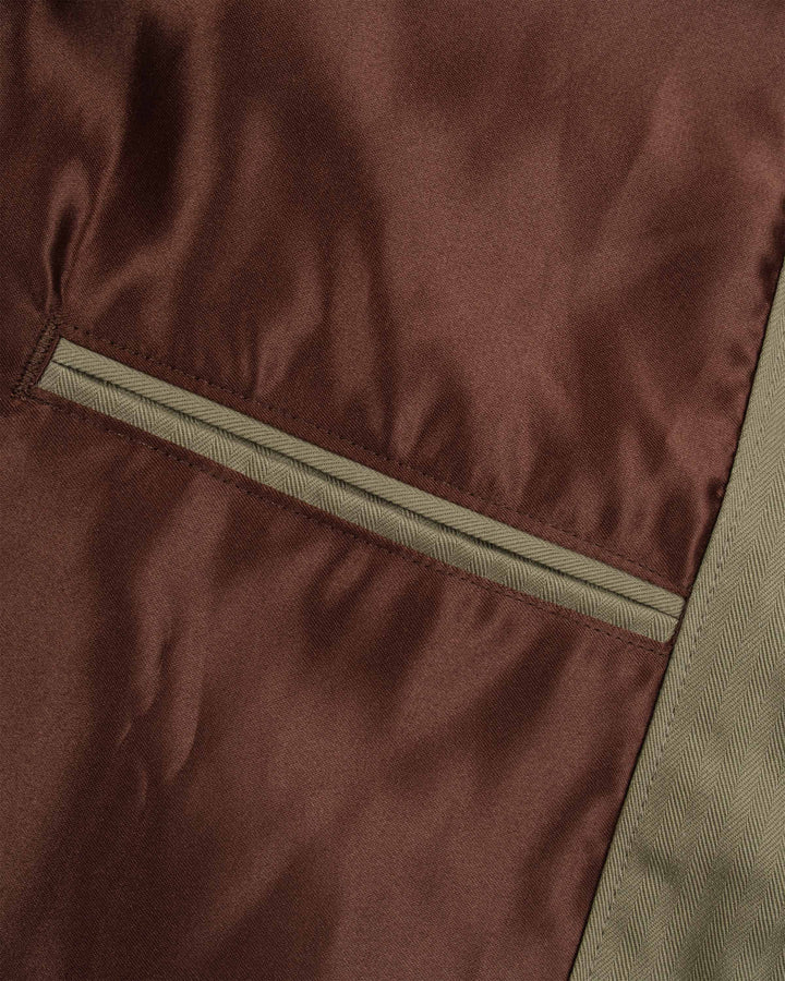 Pilot Jacket - Sage Dry Waxed Cotton by Dehen 1920