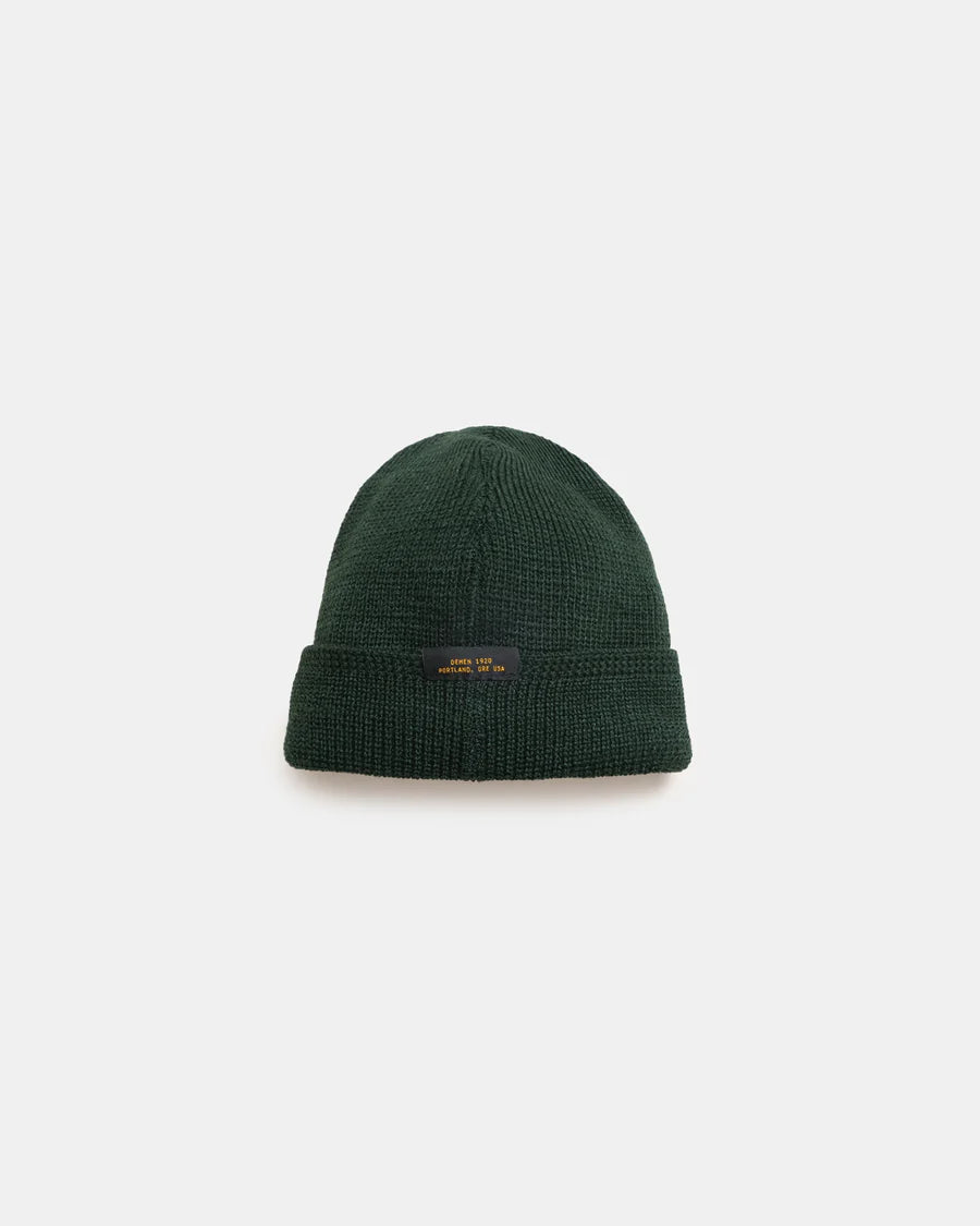 Wool Knit Watch Cap - Pine by Dehen 1920