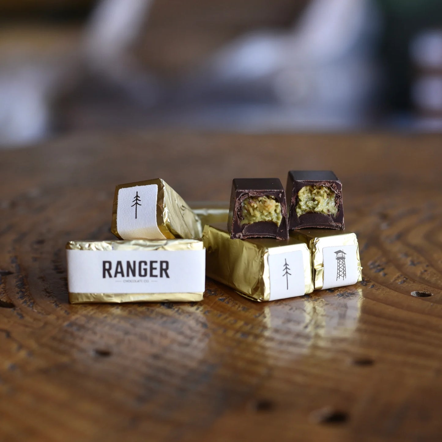 Pistachio Gold Bar 6-Pack by Ranger Chocolate