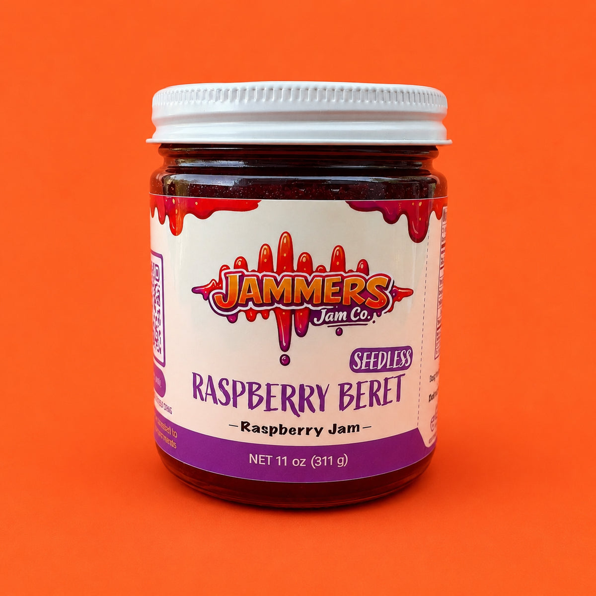 11oz Raspberry Beret by Jammers Jam Co.